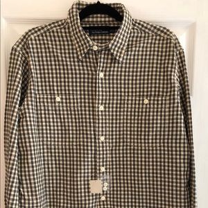 Polo Ralph Lauren Black & White Shirt Size Large